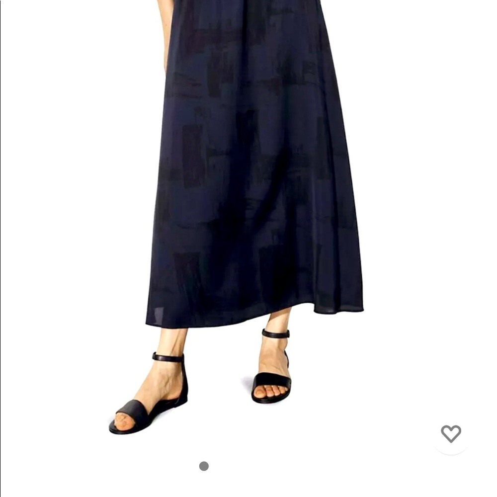 Eileen Fisher silk skirt, elastic waist, Large NWT